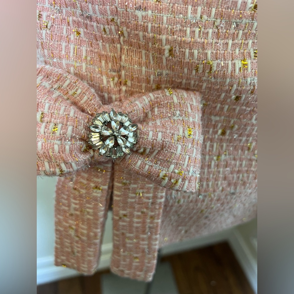 AKIRA Embellished Bow Pink Dress - Picture 6 of 12